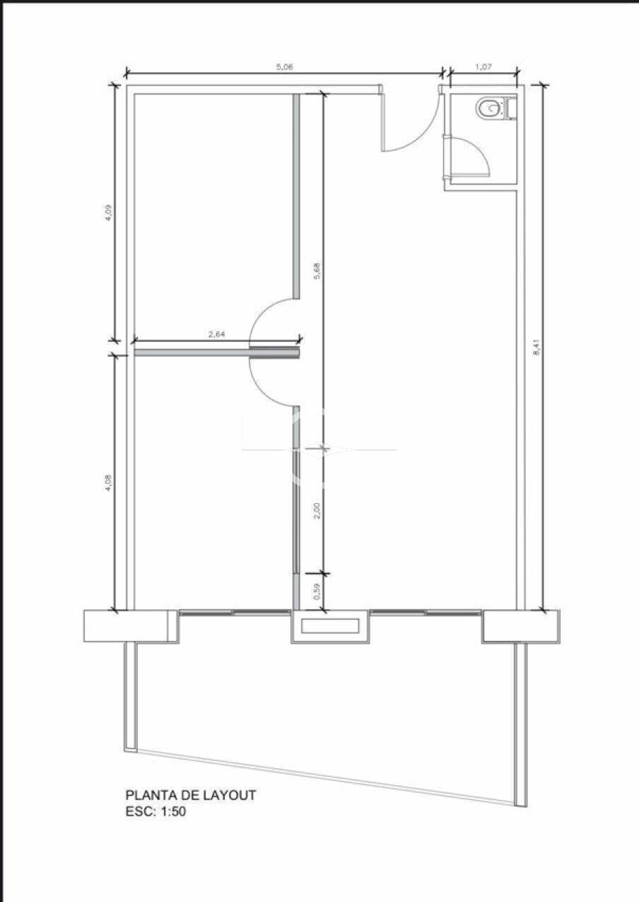 Conjunto Comercial-Sala para alugar, 64m² - Foto 13