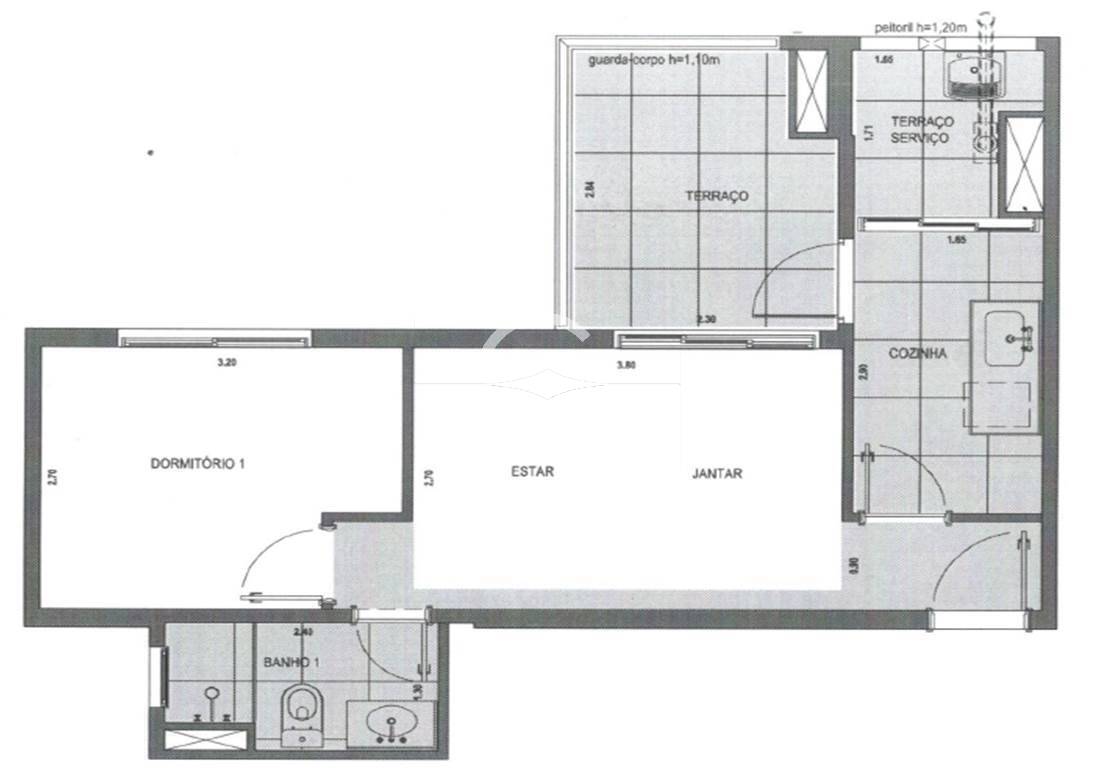 Apartamento para alugar com 1 quarto, 44m² - Foto 32